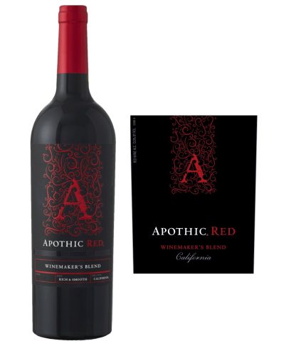 DAMAGED LABEL: Apothic Red Blend Winemaker's Blend Wine (750 ml)