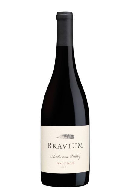DAMAGED LABEL: Bravium Anderson Valley Pinot Noir 2022 (750 ml)