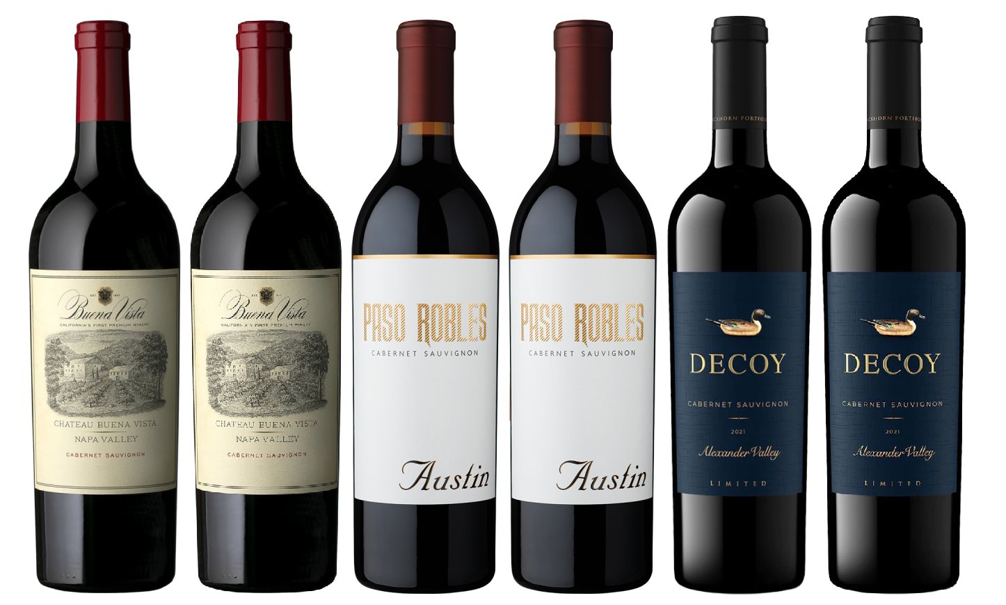 CaliforniaDreamingWineSet-6PackofBestSellers