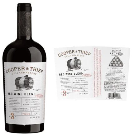 DAMAGED LABEL: Cooper & Thief Bourbon Barrel Aged Red Blend 2021 (750 ml)