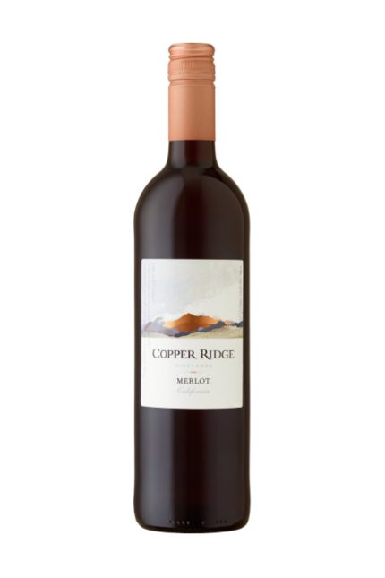 DAMAGED LABEL: Copper Ridge Merlot (750 ml)