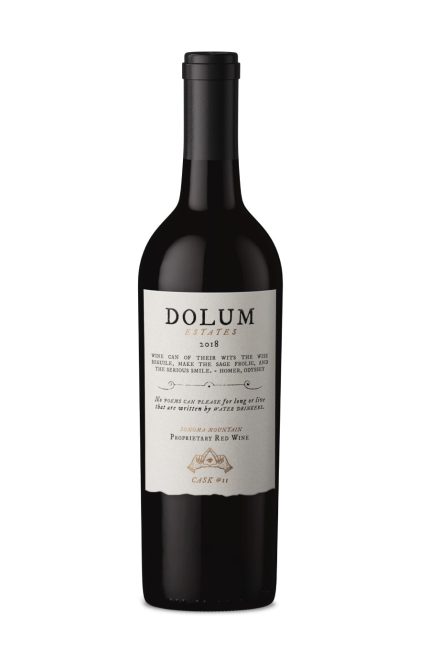 DAMAGED LABEL: Dolum Cask 11 Sonoma Mountain Proprietary Red 2018 (750 ml)