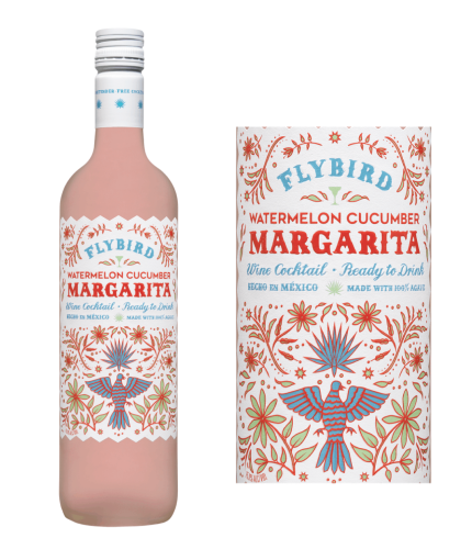 DAMAGED LABEL: Flybird Watermelon Cucumber Margarita Agave Wine Cocktail (750 ml)