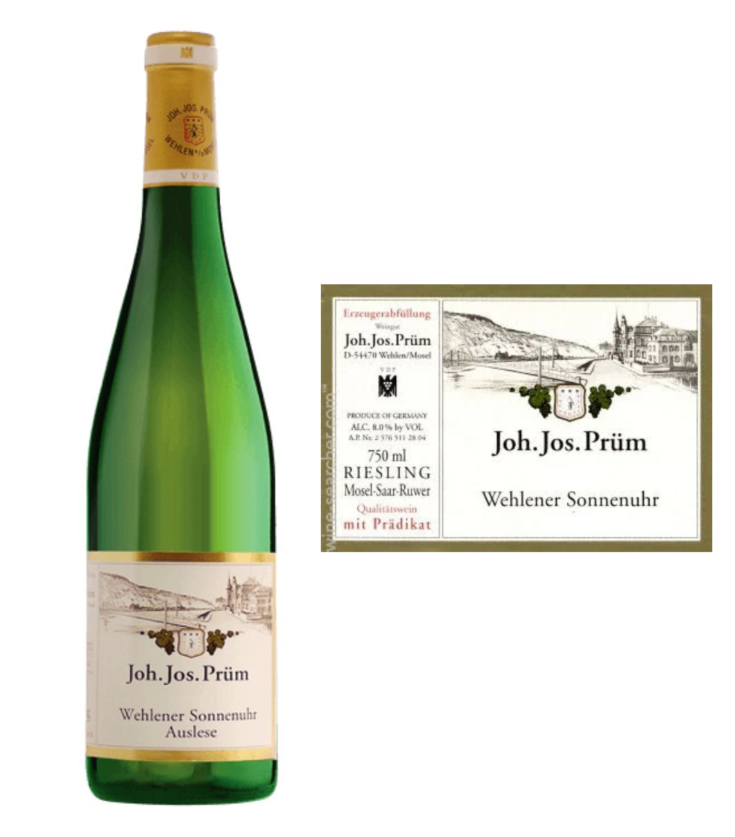 J.J.PrumWehlenerSonnenuhrAusleseRiesling2017b