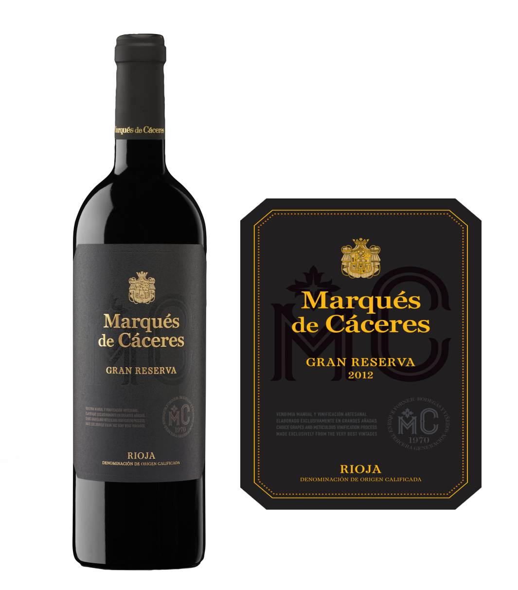 MarquesdeCaceresRiojaGranReserva2012
