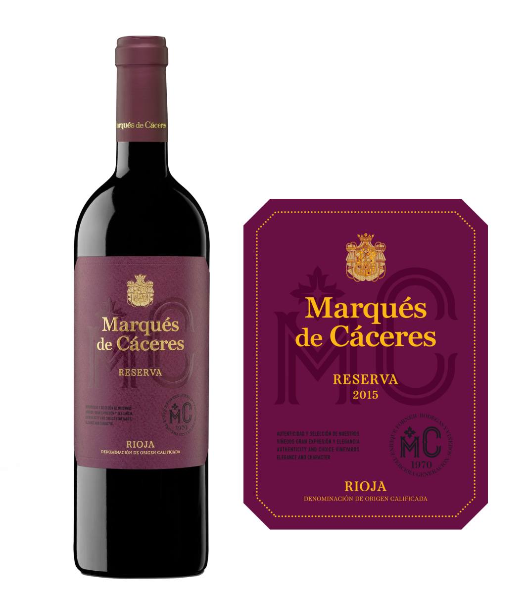 MarquesdeCaceresRiojaReserva2015