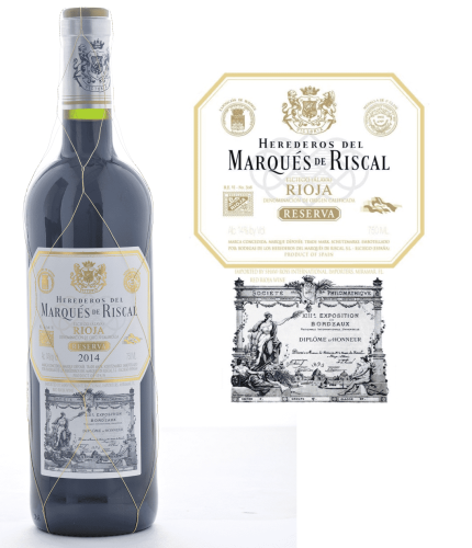 DAMAGED LABEL: Marques de Riscal Rioja Reserva 2019 (750 ml)