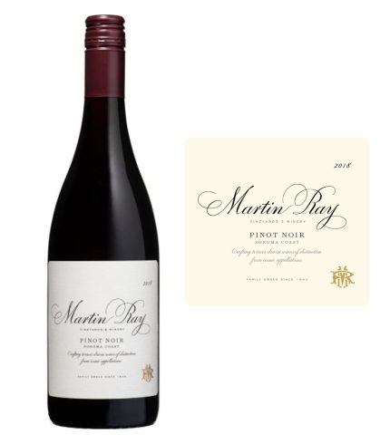 REMAINING STOCK: Martin Ray Sonoma Coast Pinot Noir (750 ml)