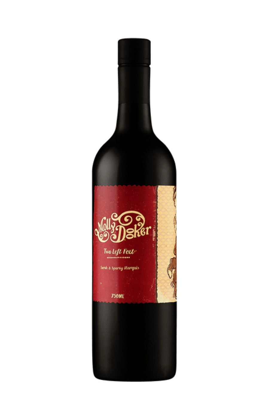 MollydookerTwoLeftFeetRedBlend2020