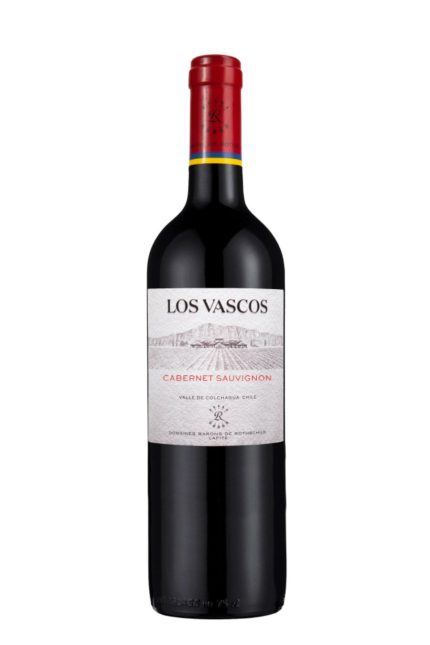 DAMAGED LABEL: Los Vascos Colchagua Valley Cabernet Sauvignon 2021 (750 ml)