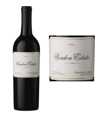 REMAINING STOCK: Verdon Estate Reserve No.5 Blueline Vineyards Proprietary Red Wine 2021 (750 ml)