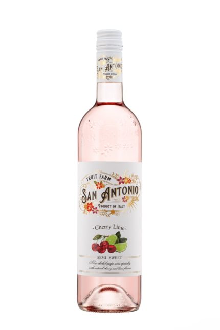 DAMAGED LABEL: San Antonio Fruit Farm Cherry Lime Rose (750 ml)