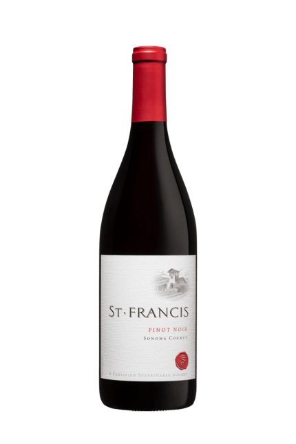 DAMAGED LABEL: St. Francis Pinot Noir 2020 (750 ml)